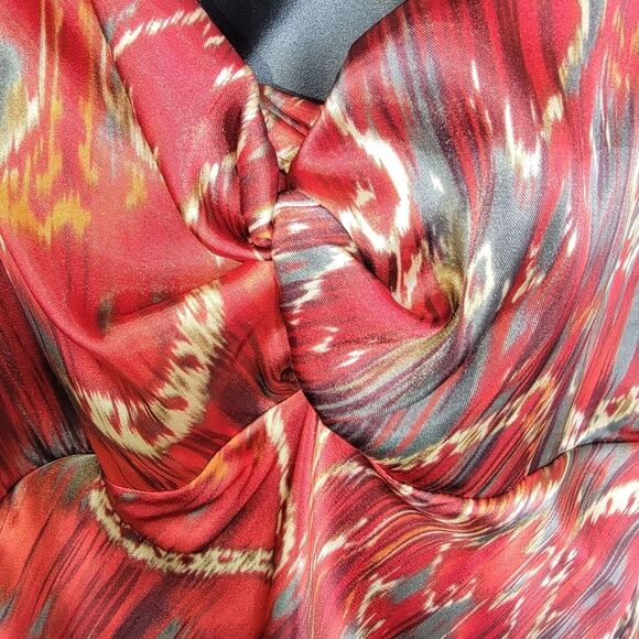 Lane Bryant Satin Twist Bust Blouse 14/16 - Picture 5 of 5